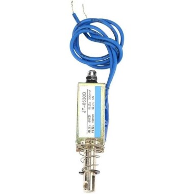 JF-0530B 6V DC 5N 10mm Geçirgen Elektromıknatıs Kilit - Görsu Elektronik