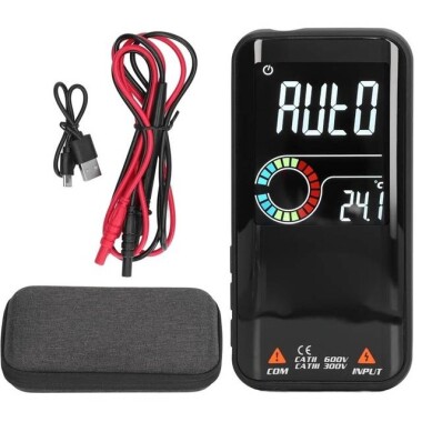 Kırmızı BSIDE S11 Multimetre 9999 Sayım 3-5 