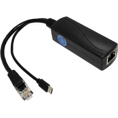 Mirco USB 100M PoE Ayırıcı 48V - 5V 3A - Görsu Elektronik