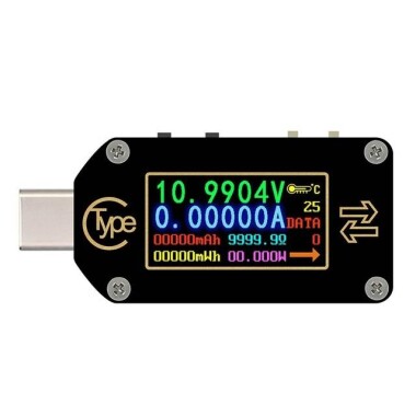 RD TC66C Type-C PD TTrigger USB-C Voltmetre Ampermetre Gerilim 2 Yollu Akım Ölçer Multimetre PD Şarj Cihazı Pil USB Test Cihazı USB + BT İletişim + PD Switch - Görsu Elektronik