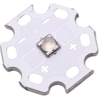 SMD 3W POWER LED Mor 395-400nm - Görsu Elektronik