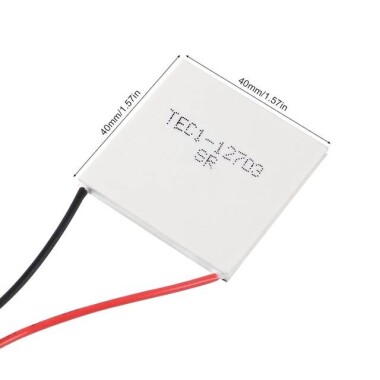 TEC1-6306 6V 27W TEC Termoelektrik Soğutucu Random Line Renk Boyutu:40x20mm - Görsu Elektronik