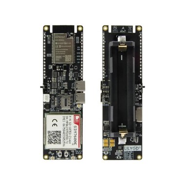 TGO SIM7600E-H Modülü ESP32-WROVER-B Çip WiFi Bluetooth 18560 Pil Yuvalı Solar Şarj Geliştirme Kurulu CH9102F Çipli - Görsu Elektronik