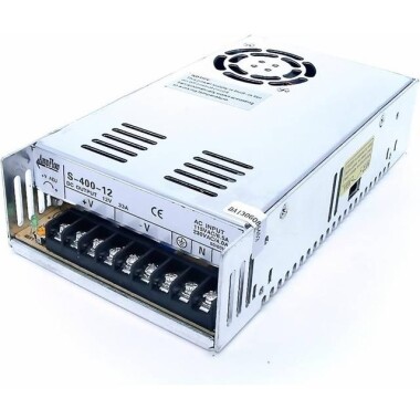 Yüksek Kaliteli Güç Kaynağı 12V 33A
S-400-12 - Görsu Elektronik