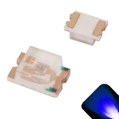 0805 (2012) Mavi Otomatik Flaş SMD LED - Görsu Elektronik