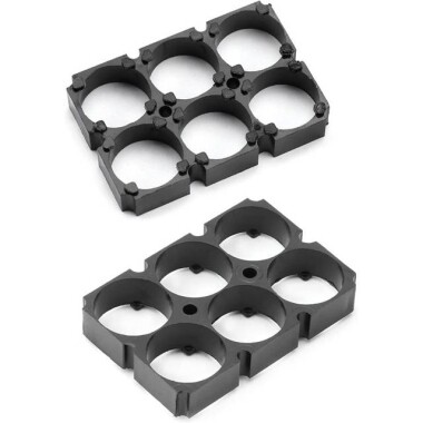 18.5mm Delik Çaplı 2x3 6'lı 18650 Pil Tutucu - Görsu Elektronik