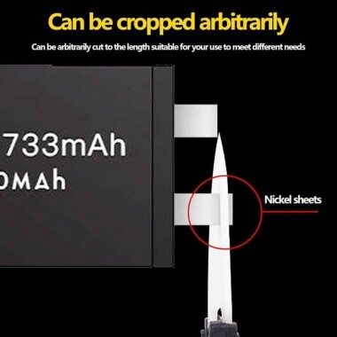 18650 Pil Paketi Kaynağı İçin 0-1x3mmx10M Nikel Kaplama Çelik Şerit - Görsu Elektronik