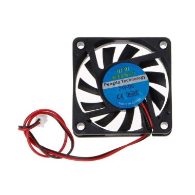 24V DC 6010 Yağ İçeren Fan-XH2-54-2P 30cm Kablo Boyutu:60x60x10mm - Görsu Elektronik