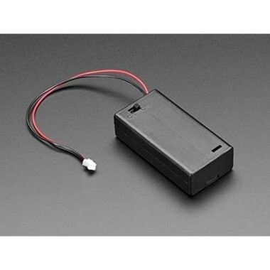 2'li AA Pil Yuvası Anahtarlı ve Konnektörlü - Görsu Elektronik