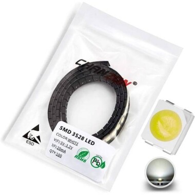 3528 (1210) Beyaz SMD LED - Görsu Elektronik