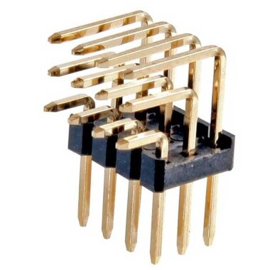 3x40 Pin 90 Derece Bükümlü Pin Başlığı 2.54mm - Görsu Elektronik