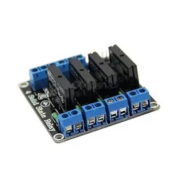 4 Kanal 3-24V Röle Modülü Solid State Düşük Seviye SSR DC Kontrol DC - Dirençli Sigortalı - Görsu Elektronik