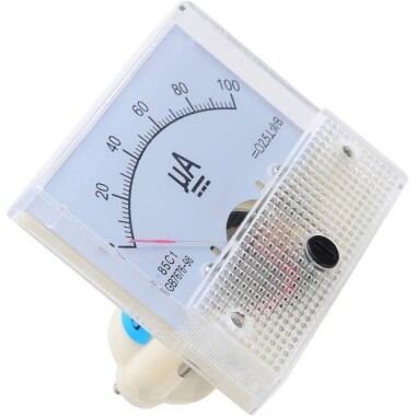 85C1-A DC Pointer Ampermetre DC 0-100MA - Görsu Elektronik