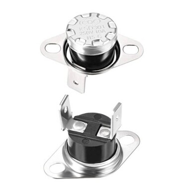 Bakalit KSD301 115 Derece NO Limit Termostat 250V 10A - Görsu Elektronik