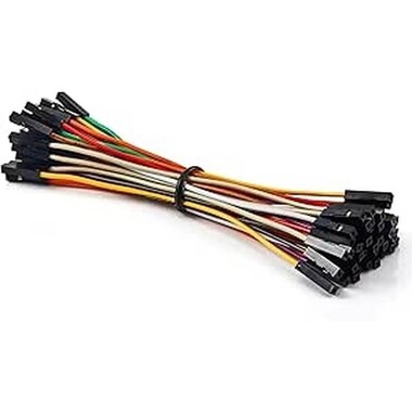 Dişi - Dişi Jumper Kablo 40 Pin 10cm 24AWG - Görsu Elektronik