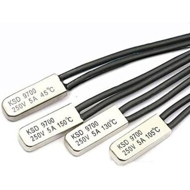 KSD9700/BK05 - BB1D 5A 250V Metal Termostat - 105/115 Derece Normalde Kapalı - Görsu Elektronik