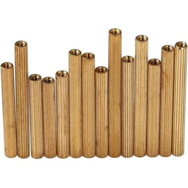 M2 7mm Çift Geçişli Dairesel Tırmıklı Bakır Kaplı Kamera Vidası - Görsu Elektronik