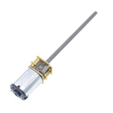 N20-M3 X 55 6V 150RPM Kaba ve Uzun Redüktörlü Motor N20 Vidalı Dişli Motor Minyatür Dişli Motor - Görsu Elektronik
