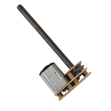 N20-M4 X 55 12V 120RPM Kaba ve Uzun Redüktörlü Motor N20 Vidalı Dişli Motor Minyatür Dişli Motor - Görsu Elektronik