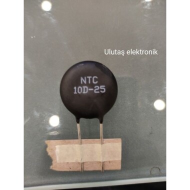NTC10D-25 Power NTC Termistör NTC10D-25 - Görsu Elektronik
