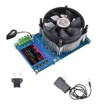 Siyah 2-4 Inç 150 W DC USB Test Cihazı Elektronik Yük Pil Test Cihazı DeŞarj Şarj Güç Ölçer Kaynağı Dedektör Ölçer - Görsu Elektronik