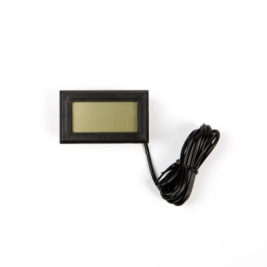 Siyah TPM-10 LCD Elektronik Balık Tankı Su Dedektörü Termometre Akvaryum Dijital Termograf 1 Metre Tel ile Pilsiz - Görsu Elektronik