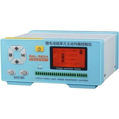 SUNKKO BAL-5624 2S~24S Pil Ekolayzer Dengeleyici - 5A Eşitleme Akımlı ve LCD Ekranlı AU Fişli - Görsu Elektronik