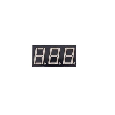0.56 İnç Kırmızı 3 Haneli 7 Segment Led Gösterge CC 12 Pin - 1