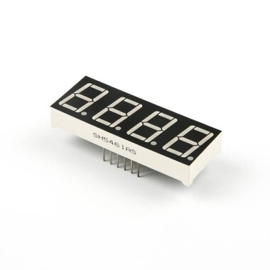 0.56 İnç Kırmızı 4 Haneli 7 Segment LED Gösterge CC 12 Pin - 3