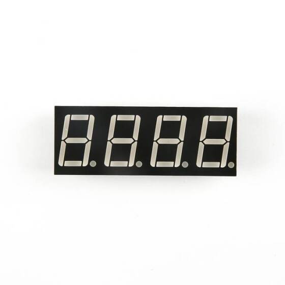 0.56 İnç Kırmızı 4 Haneli 7 Segment LED Gösterge CC 12 Pin - 5