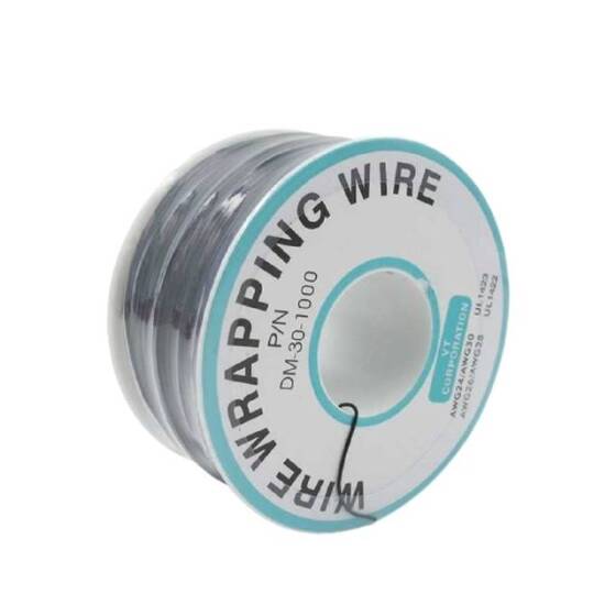 0.5mm Bakır Tel 30AWG 230m Siyah - 2