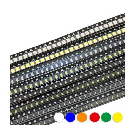 0603 (1615) Kırmızı+Mavi SMD LED - 2