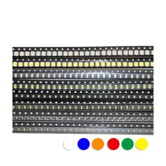 0603 (1615) Kırmızı+Mavi SMD LED - 3