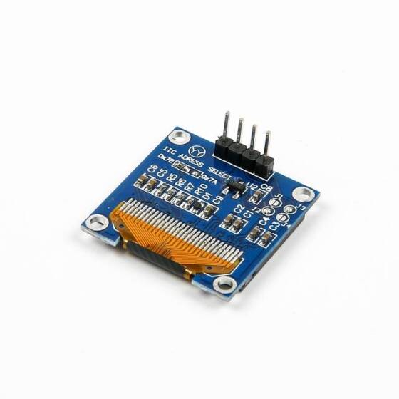 0.96 inç I2C IIC OLED LCD Modül 4 Pin Beyaz SSD1306 Çip (GND VCC) - 8