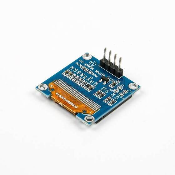 0.96 inç I2C IIC OLED LCD Modül 4 Pin Beyaz SSD1306 Çip (VCC GND) - 5