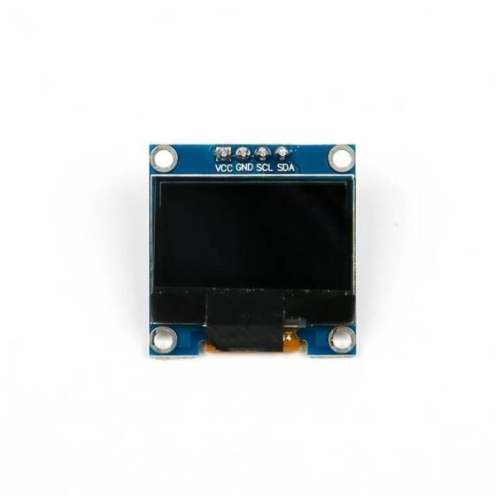 0.96 inç I2C IIC OLED LCD Modül 4 Pin Beyaz SSD1306 Çip (VCC GND) - 10