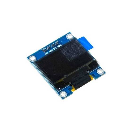 0.96 inç I2C IIC OLED LCD Modül 4 Pin Mavi SSD1306 Çip (VCC GND) - 1