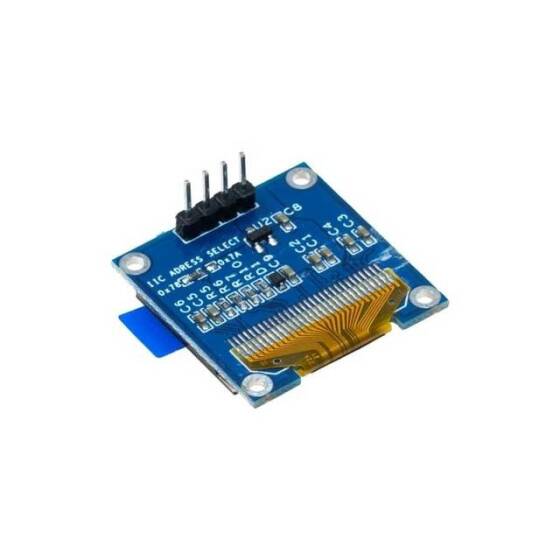 0.96 inç I2C IIC OLED LCD Modül 4 Pin Mavi SSD1306 Çip (VCC GND) - 4
