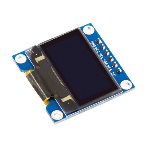 0.96 inç SPI OLED LCD Modül 6 Pin Mavi SSD1306 Çip (GND VCC) - 1