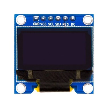 0.96 inç SPI OLED LCD Modül 6 Pin Mavi SSD1306 Çip (GND VCC) - 5