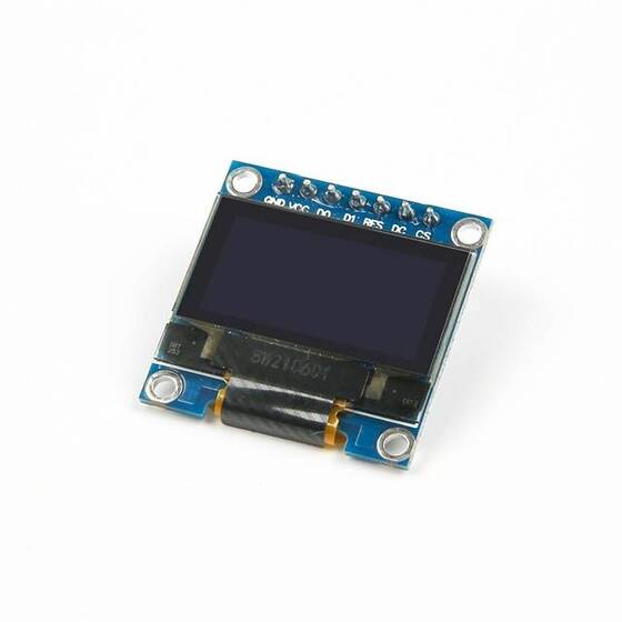 0.96 inç SPI OLED LCD Modül + CS Pin 7 Pin Mavi SSD1306 Çip (GND VCC) - 5