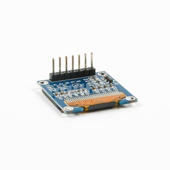 0.96 inç SPI OLED LCD Modül + CS Pin 7 Pin Mavi SSD1306 Çip (GND VCC) - 2
