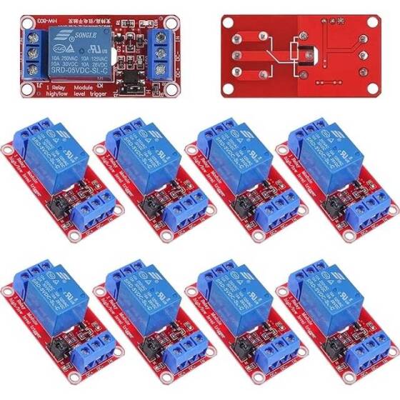 1 Kanal Röle Modülü 12V Yüksek Ve Düşük Seviye Tetikleyici Röle Kontrolü - 1