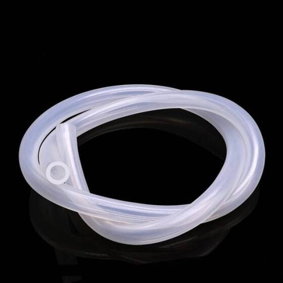 1 metre Esnek Kauçuk Şeffaf Hortum - Silikon Tüp ID 7mm X 10mm OD - 1