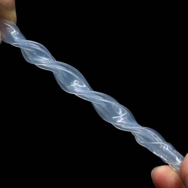 1 Metre Kırmızı Esnek Kauçuk Şeffaf Hortum - Slikon Tüp ID 4mm X 6mm OD - 5