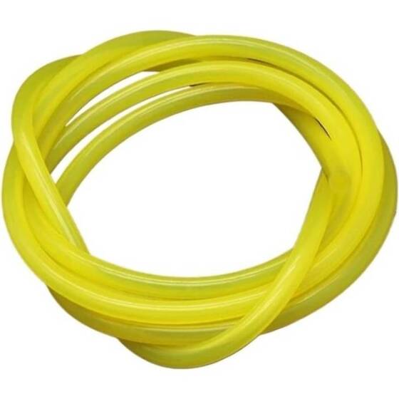 1 Metre Sarı Esnek Kauçuk Şeffaf Hortum - Slikon Tüp ID 3mm X 6mm OD - 1