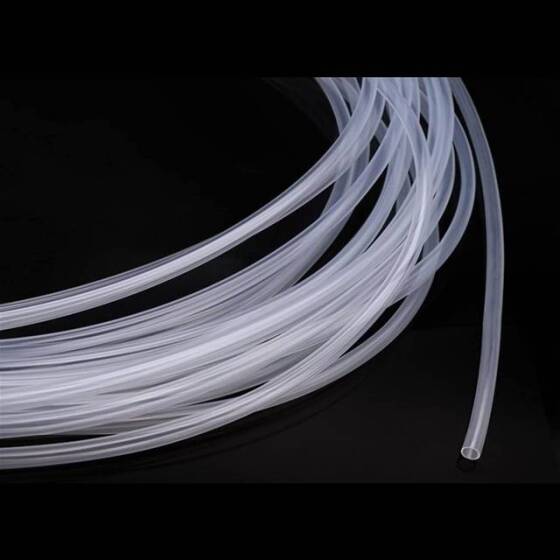 1 Metre Sarı Esnek Kauçuk Şeffaf Hortum - Slikon Tüp ID 4mm X 6mmOD - 5