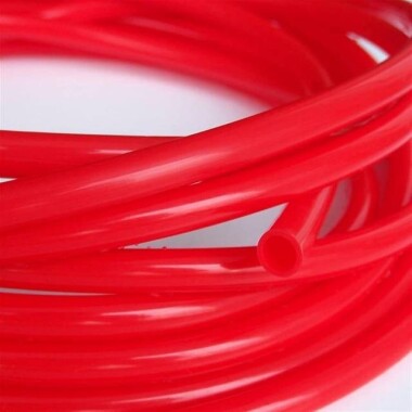 1 Metre Turuncu Esnek Kauçuk Şeffaf Hortum - Slikon Tüp ID 3mm X 5mm OD - 1
