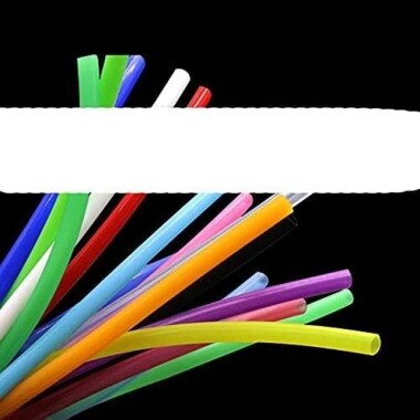 1 Metre Yeşil Esnek Kauçuk Şeffaf Hortum - Slikon Tüp ID 1mm X 3mm OD - 1