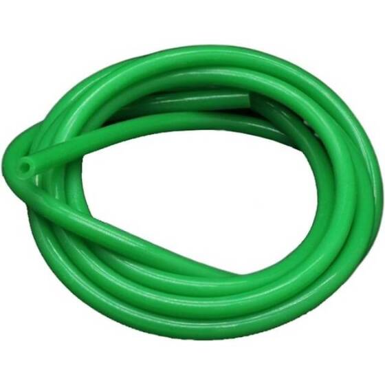 1 Metre Yeşil Esnek Kauçuk Şeffaf Hortum - Slikon Tüp ID 5mm X 8mm OD - 1